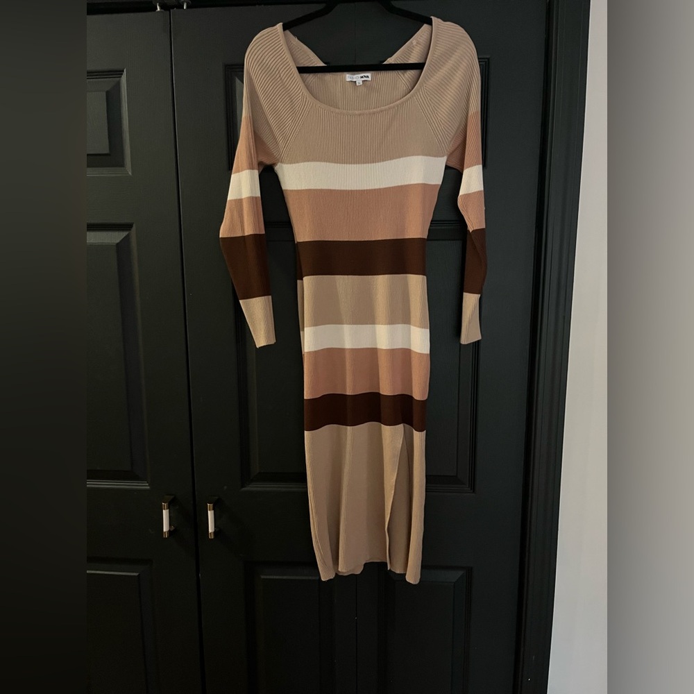 Fashion Nova Bodycon Midi Dress - Picture 1 of 4